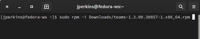 Teams On Linux Rpm Command