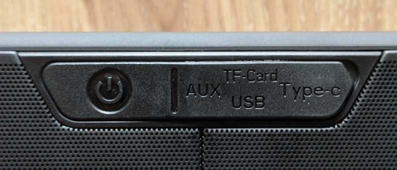 Tronsmart Mega Pro Speaker Back Buttons