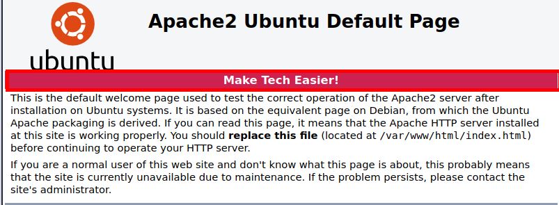 Web Server Ubuntu Edit Default
