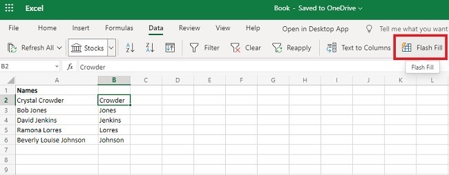 3 Ways To Split Cells In Microsoft Excel Flash Fill