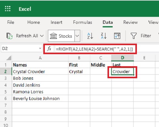 3 Ways To Split Cells In Microsoft Excel Last