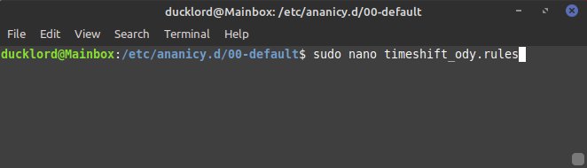 Ananicy Control Apps Create Custom Rule