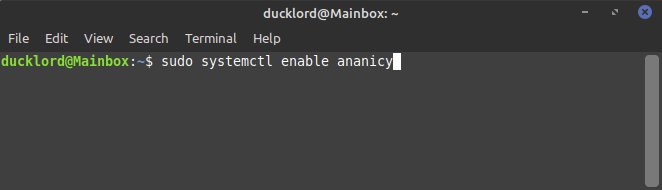 Ananicy Control Apps Enable Ananicy