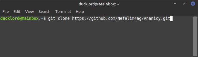 Ananicy Control Apps Git Clone