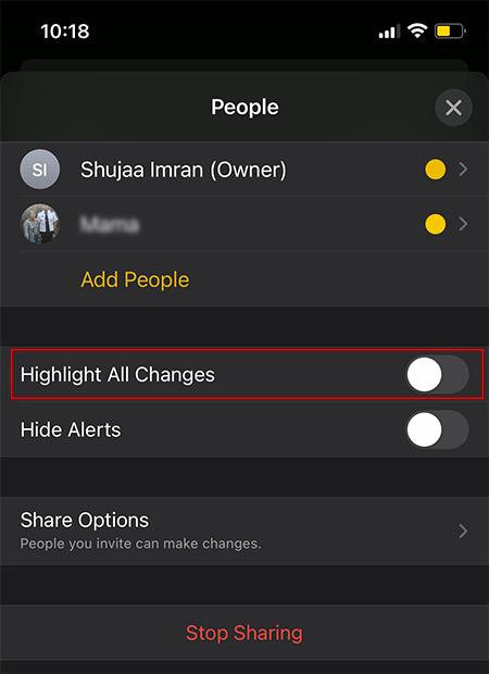 Collaborate Notes Ios Shared List
