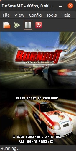 Ds Games On Linux With Desmume Rom Running