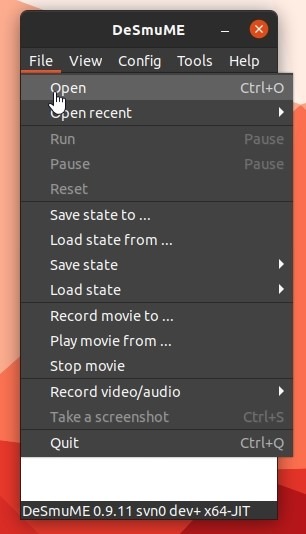 Ds Games On Linux With Desmume Open Rom