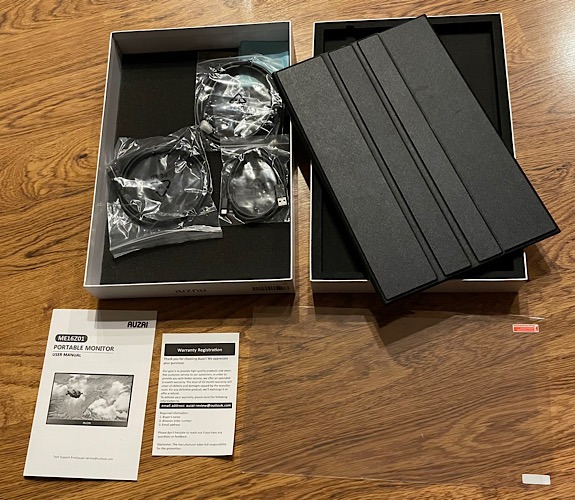 Review Aukai Portable Monitor Unboxing