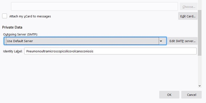 Thundebird Identities Identity Label
