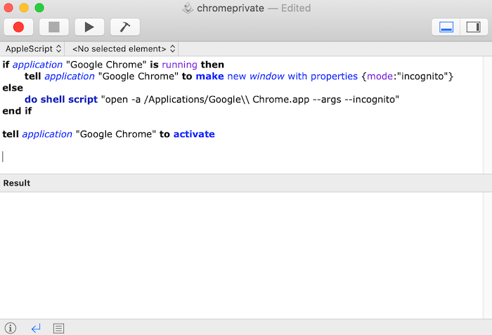 The Apple Script editor. 