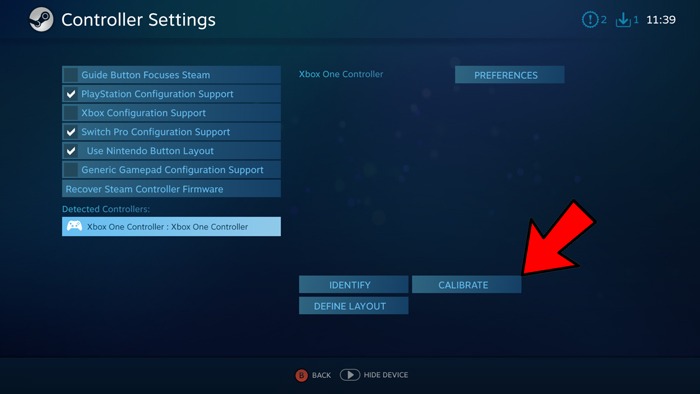 Calibrate Controller Windows 10 Steam Calibration 3