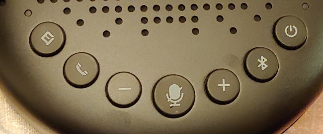 Emeet Luna Wireless Speakerphone Review Buttons