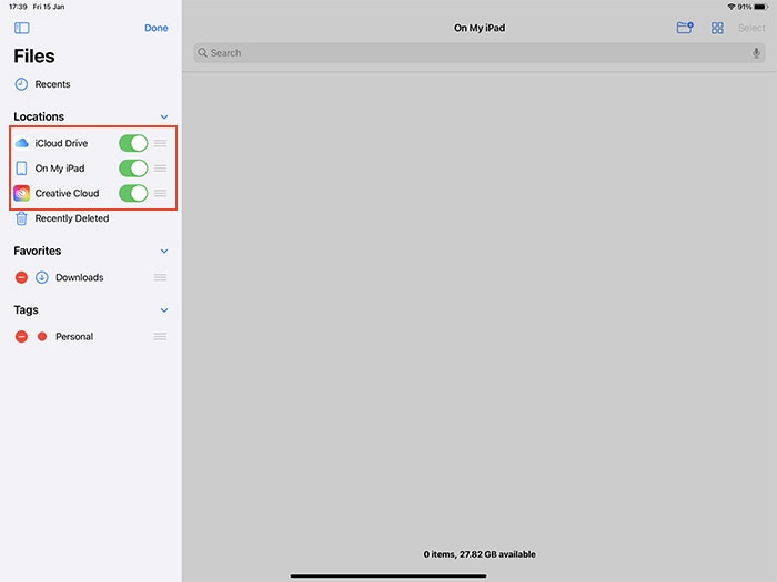 Files App Ios Editing File Locations