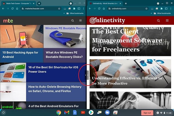 How To Enable Split Screen Mode In Chromebook Adjust