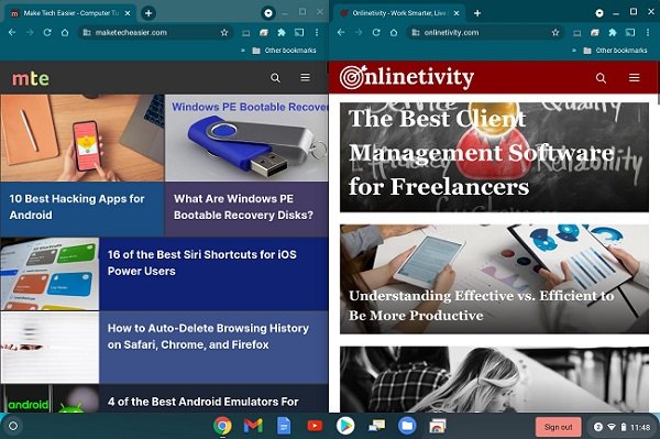How To Enable Split Screen Mode In Chromebook Second