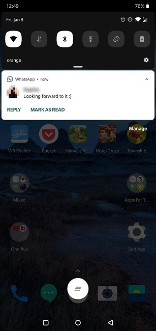 How To Read Messages Whatsapp Invisible Notification Panel