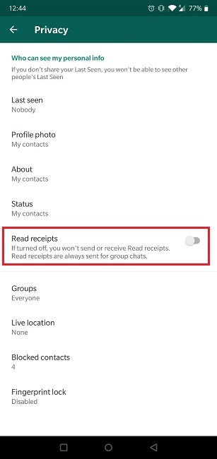 How To Read Messages Whatsapp Invisible Read Receipts Off
