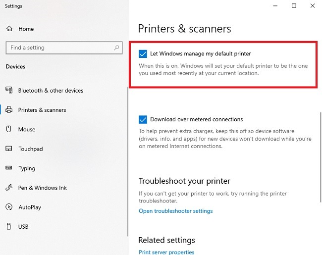 How To Set A Windows 10 Default Printer Windows