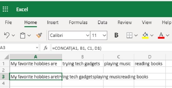 How To Use The Concatenate Function In Excel Simple