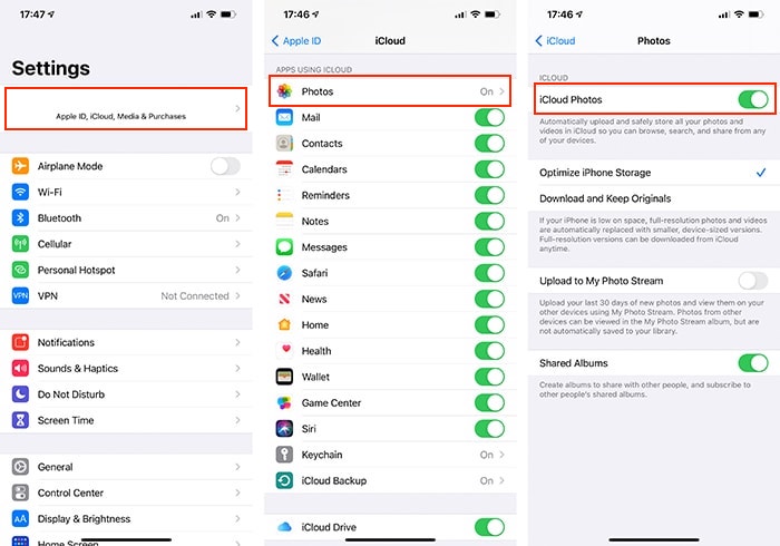 Icloud Photos Setup Iphone