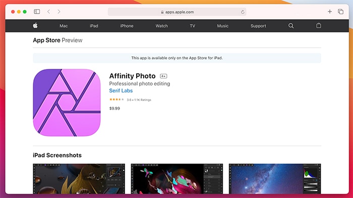 Ios Photo Editing Apps Affinity Photo