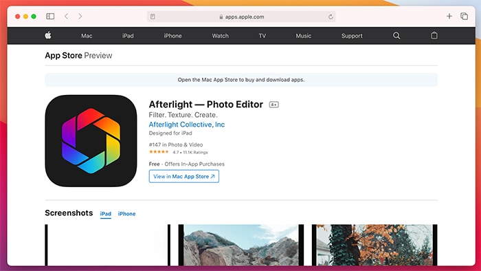 Ios Photo Editing Apps Afterlight