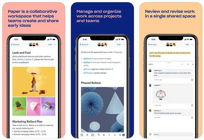 Note Taking Apps Ios Paper By Dropbox