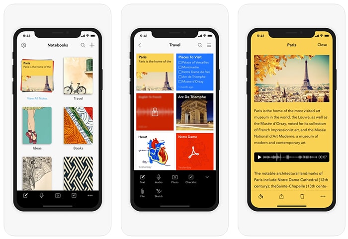 Note Taking Apps Ios Zoho Notebook