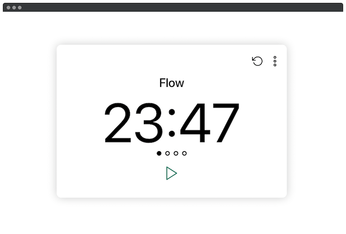 The Flow free productivity app.