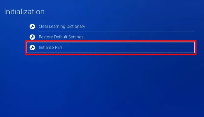 Ps4 Initialize