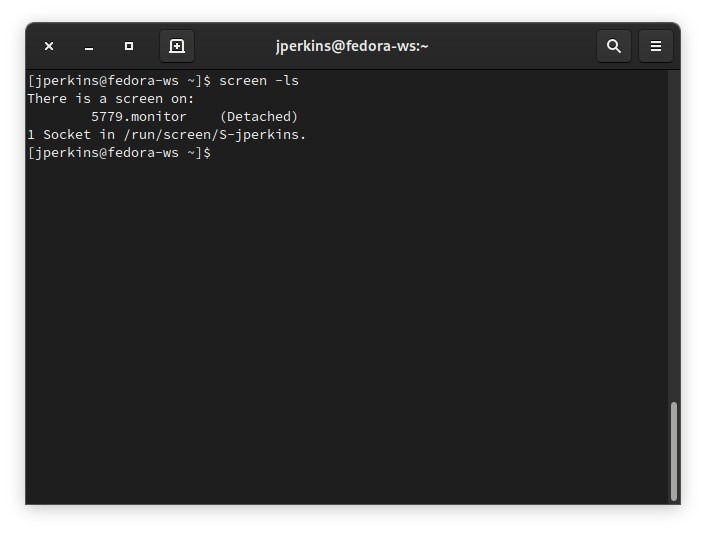 Tmux Vs Screen Screen Named Session 1