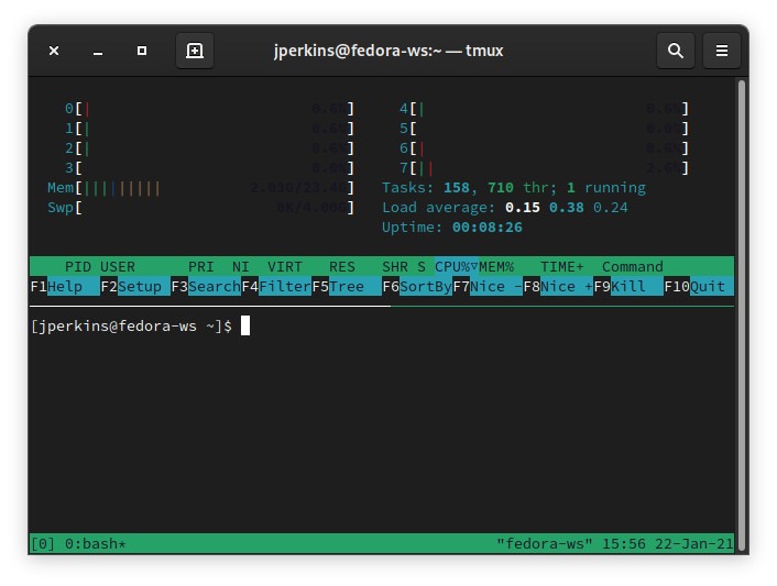 Tmux Vs Screen Tmux Split Vertical 1