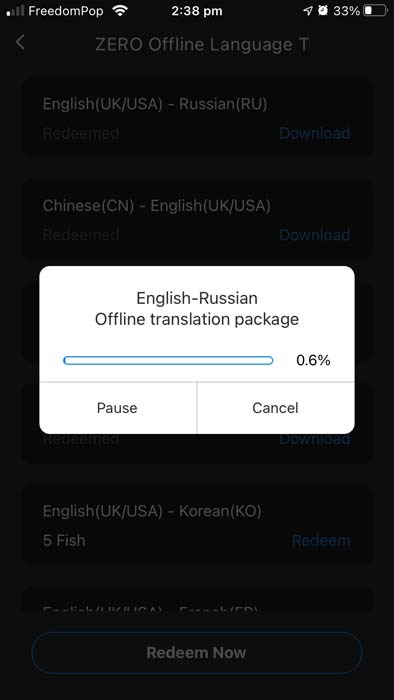 Zero Language Download