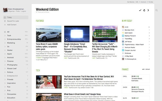 4 Best Rss Readers Feedly