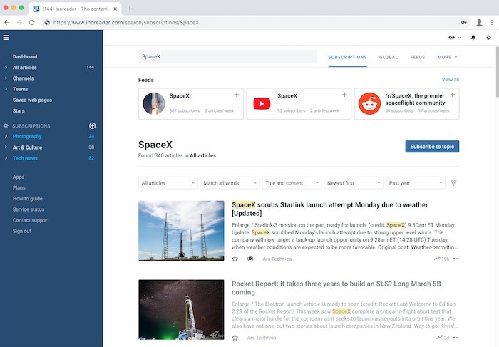 4 Best Rss Readers Inoreader
