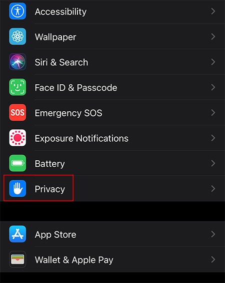 Block Access Safari Privacy