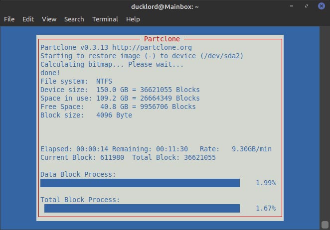 Clonezilla Alternate Destination Restoring To Original Partitions