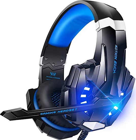 Deal Bengoo Gaming Headset Blue