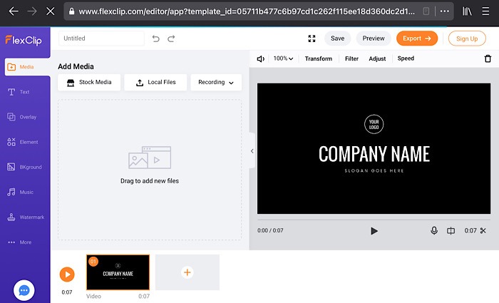 Deal Flexclip Template