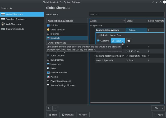 Remap Keys Kde Change Shortcut