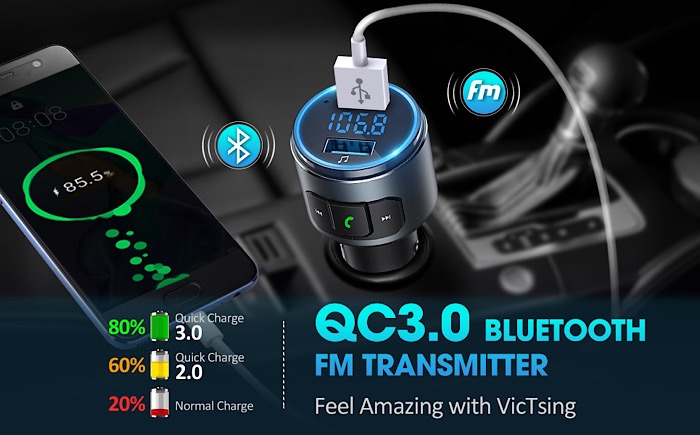 Victsing Fm Transmitter Vehicle