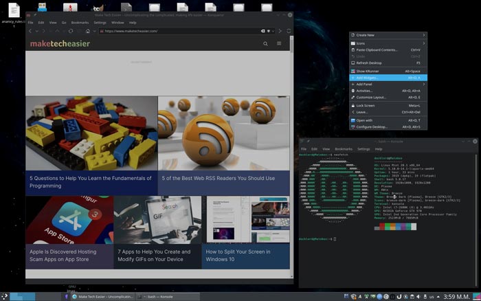 Wms And Des Kde Plasma