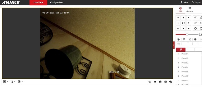 Annke C500 Poe Security Camera Review Light