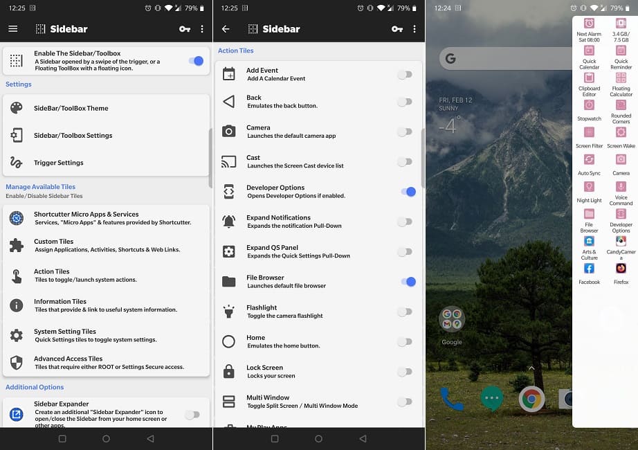 Best Quick Settings Apps Android Bottom Shortcutter