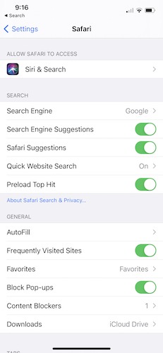 Block Allow Safari Pop Ups Ios