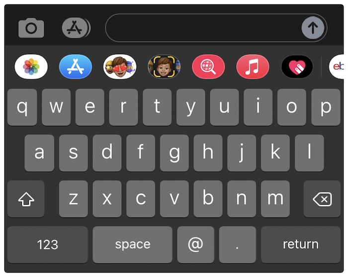 Bubbles Ios Keyboard Bar