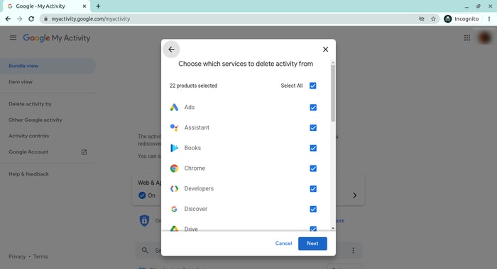 Delete Personal Data From Google