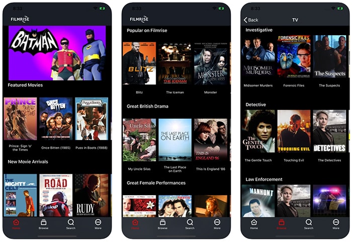 Free Movie Apps Iphone Filmrise