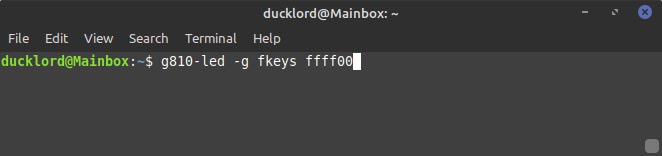 G810 Led Set Group Color