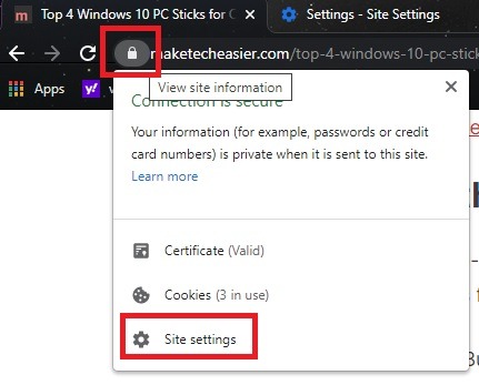 How To Copy Text From A Blocked Site In Chrome Site Settings How To Copy Text From A Blocked Site In Chrome Site Settings